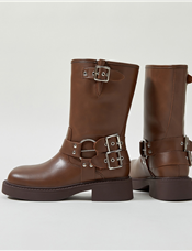 马丁靴女西部靴靴子短靴女骑士靴